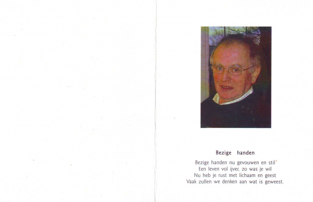 driessen, jan  b 1930-2011