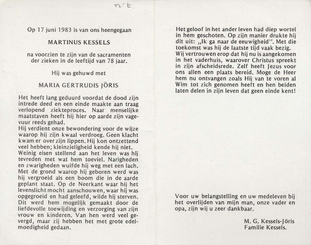 kessels, martinus 1904-1983 a