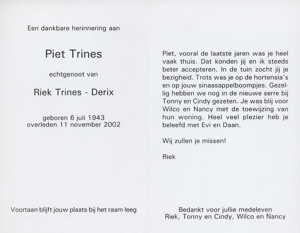 trines-piet-1943-2002-a