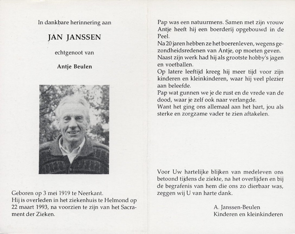janssen, jan 1919-1993