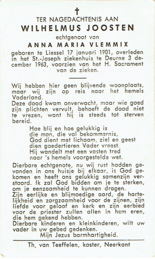 joosten, wilhelmus 1901-1963 (1)